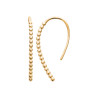 Boucles d'Oreilles Pendantes en Plaqué Or