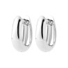 Boucles créoles classiques en argent 925 – Design arrondi intemporel