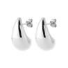 Boucles d'oreilles goutte inversée en argent 925 – Sobriété et élégance moderne