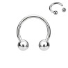 Piercing Fer à Cheval Nez Titane 1mm