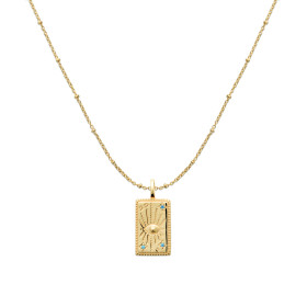 Collier Plaqué Or avec...