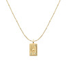 Collier Plaqué Or avec Pendentif Œil Mystique