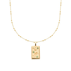 Collier Plaqué Or avec...