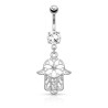 Piercing nombril main de fatma