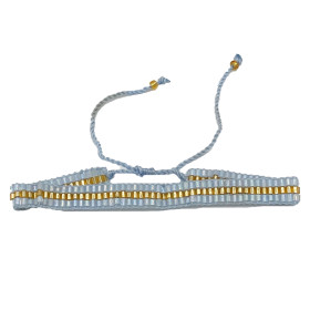 Bracelet Tissé Bleu Ciel...