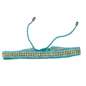 Bracelet Tissé Turquoise...