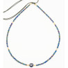 Collier Œil Noir et Perles Irisées