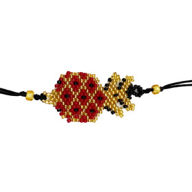 Bracelet Ananas Rouge, Noir...