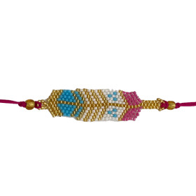 Bracelet Chevron Rose,...