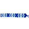 Bracelet en Perles Miyuki Bleu, Turquoise et Blanc avec Motifs Bohèmes