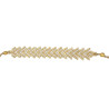 Bracelet en Perles Miyuki Doré et Blanc - Élégance Minimaliste