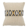 Bracelet Miyuki Large - Élégance en Noir, Doré et Blanc