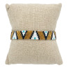Bracelet Miyuki Élégant - Noir, Doré et Turquoise
