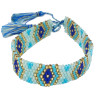 Bracelet Miyuki - Nuances de Bleu et Doré