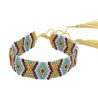 Bracelet Miyuki - Harmonie Rose, Turquoise et Doré