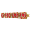 Bracelet Miyuki - Éclat Rouge et Doré