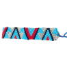 Bracelet Miyuki - Turquoise, Rouge et Noir