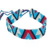 Bracelet Miyuki - Turquoise, Rouge et Noir