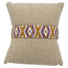 Bracelet Miyuki - Violet, Blanc et Doré Brillant
