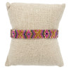Bracelet Miyuki - Violet, Doré et Noir Élégant