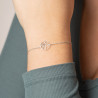 Bracelet en argent 925 avec pendentif Arbre de Vie