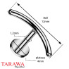 Piercing Labret Titane Design Minimaliste