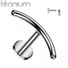 Piercing Labret Titane Design Minimaliste
