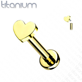 Piercing labret en titane...