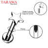 Piercing labret en titane étoile