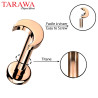 Piercing labret en titane or rose lune