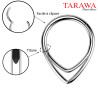 Piercing anneau en Titane en Forme de Larme