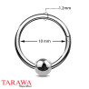piercing anneau clip acier pour piercing oreille - Tarawa.com