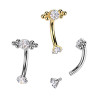 Piercing Arcade en Titane Doré – Élégance et Polyvalence