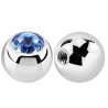 Bille en titane filetage 1.6mm