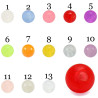 Bille acrylique filetage 1.2mm lumineuse UV