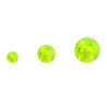 Bille acrylique pailleté filetage 1.6mm
