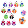 Bille acrylique mix couleur filetage 1.2mm