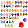 Bille acrylique marbré filetage 1.6mm