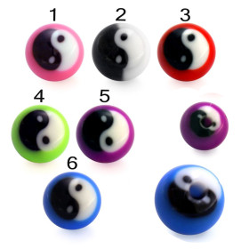 Bille acrylique ying yang...
