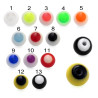 Bille acrylique globe filetage 1.6mm