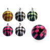 Bille acrylique damier filetage 1.6mm