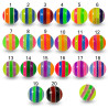Bille acrylique avec rayure filetage 1.6mm