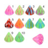 Bille cône acrylique multicolore filetage 1.2mm