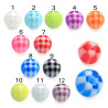 Bille acrylique controle UV pailleté filetage 1.6mm