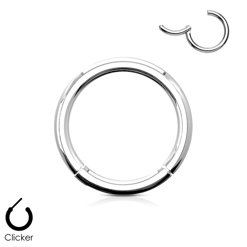 Anneau de nez clipper en titane – minimaliste et confortable