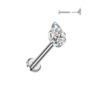 piercing nez labret titane...