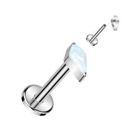 Piercing labret en titane...