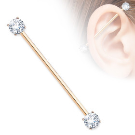 Piercing industriel or rose...