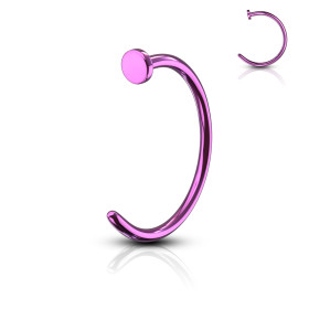 Piercing nez anneau ouvert...