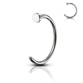 Piercing nez anneau ouvert...